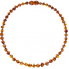 Bambeado 班比度 天然琥珀项链 干邑色（宝宝款-33厘米）